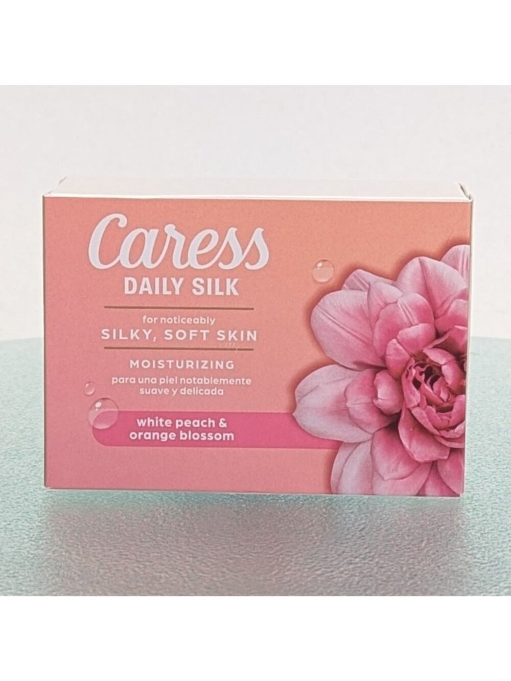 (5) Caress Daily Silk Bar Soap White Peach & Orange Blossom 3.75 Oz - NEW - Picture 3 of 7
